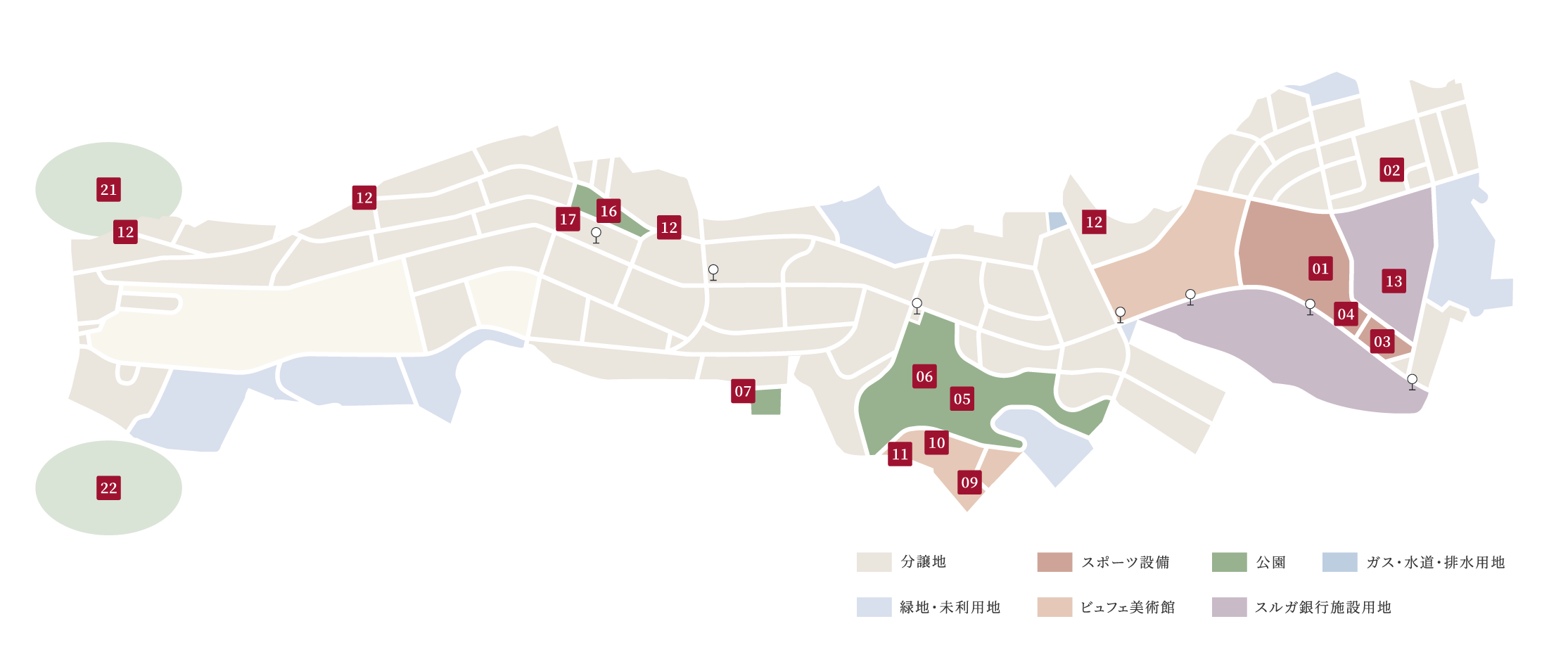 スルガ平分譲地周辺マップ